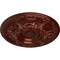 Ekena Millwork Granada Ceiling Medallion (Fits Canopies up to 7 1/8"), 23 1/2"OD x 2 3/4"P, Antique Copper CM24GAACS - alternate 2